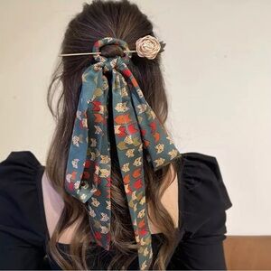 Long arrow bow Hair Pin